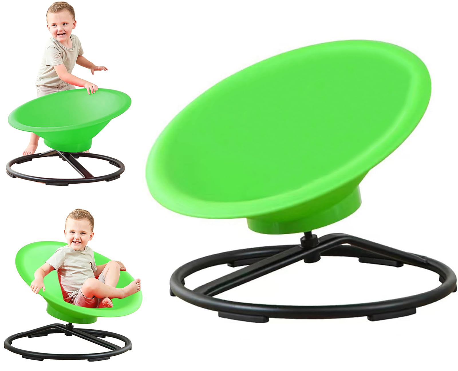 Großer Drehstuhl für Autismus, 65 cm, komplett verpackt, sensorischer Drehstuhl, Autismus, sensorische Ausrüstung, bequem zum Liegen, Autismus, Drehstuhl, Training, Körperwissenschaft, Spielzeug