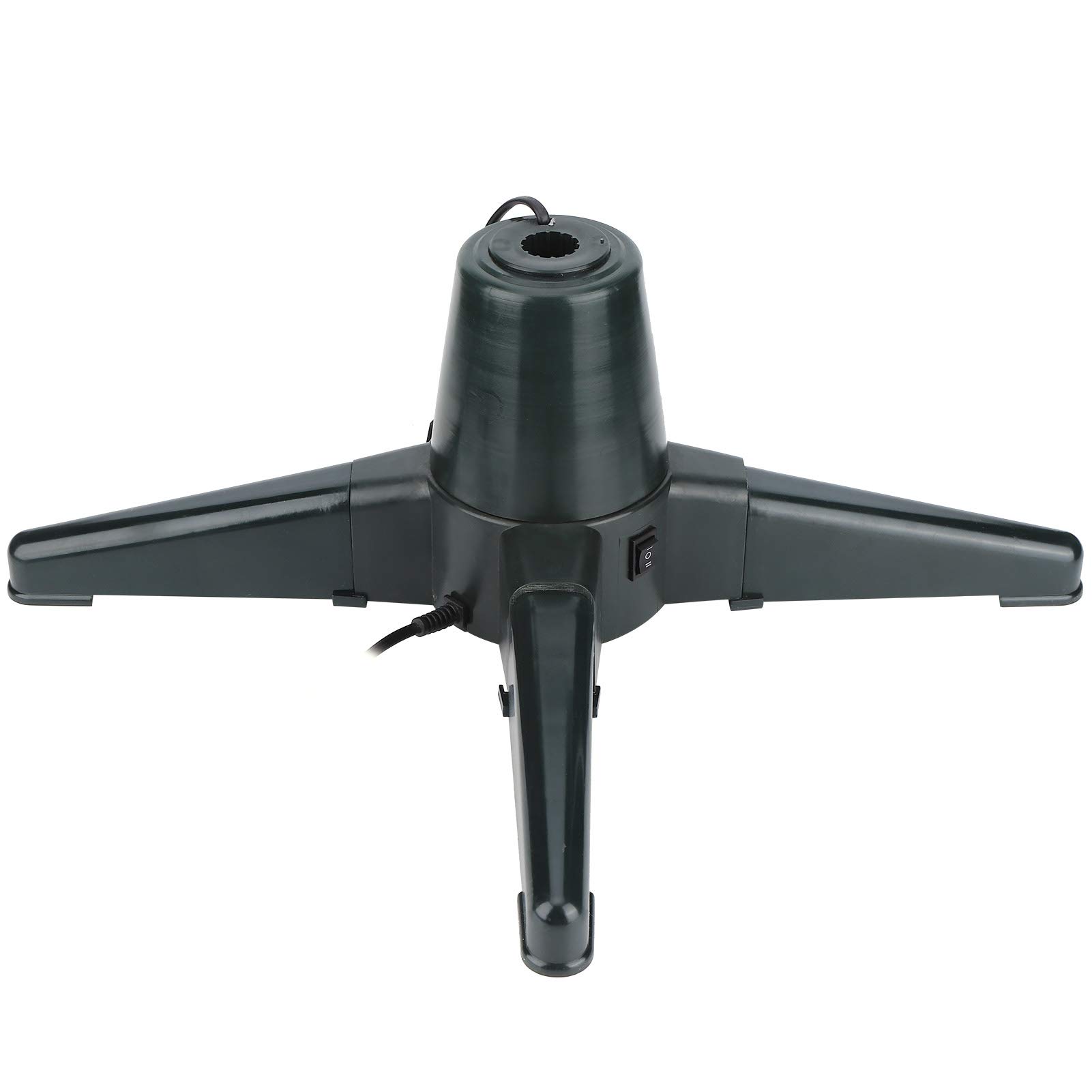 Support D'arbre De Noël Rotatif à 360 Degrés Avec Prise En électrique