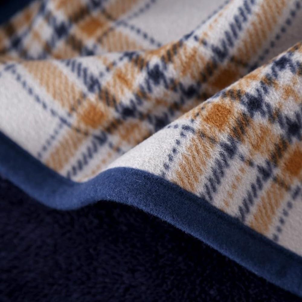 Genérico Chal De Cuadros para Mujer, Manta Cálida De Invierno para Usar, Chal Suave con Forro Polar, Cárdi De Bufanda De Punto Multifuncional, Adecuado para Sofá, Automóvil Y Hogar (A)