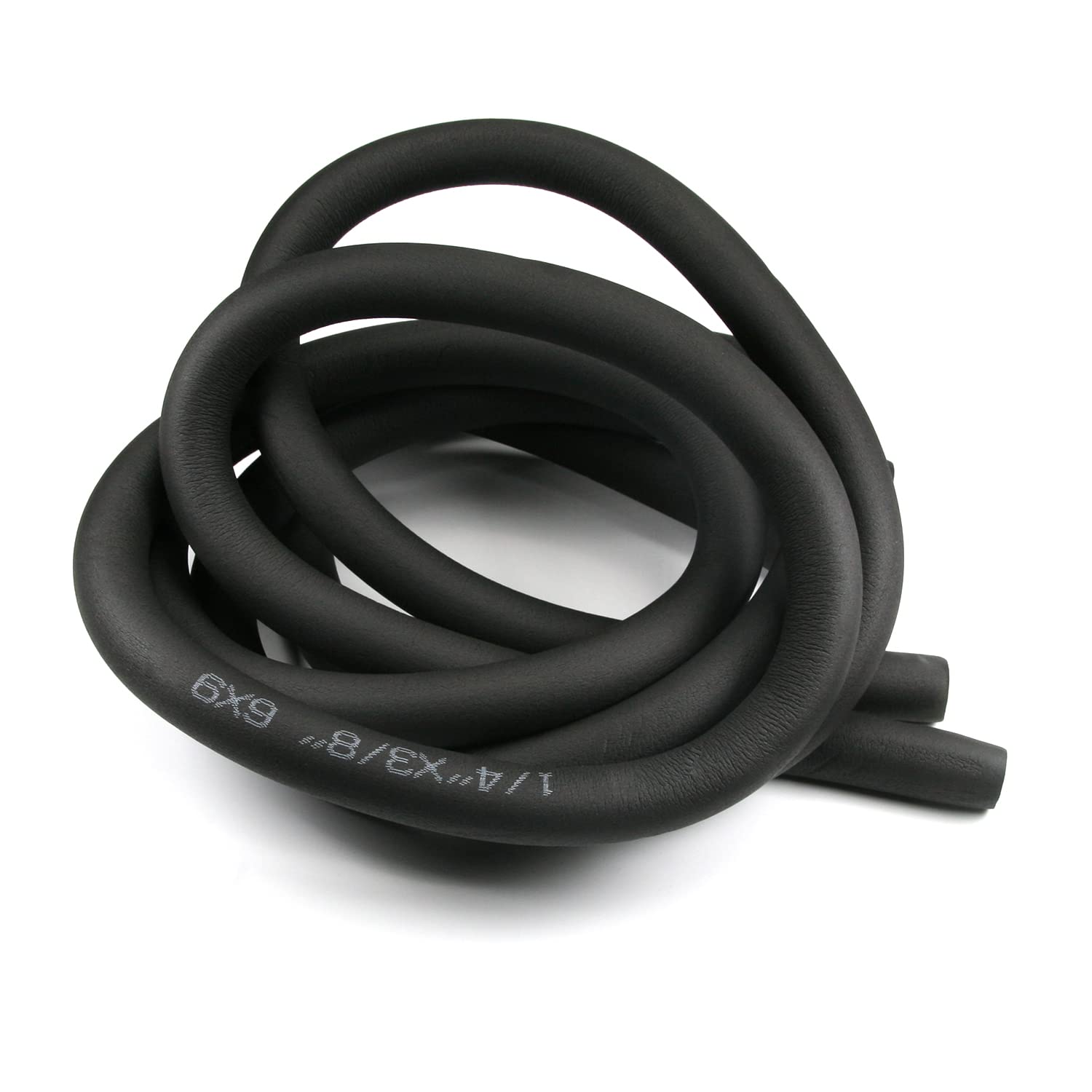 Othmro 10mmx9mmx1.8m Tubo di Isolamento Termico Nero Tubo di Schiuma Isolante per Aria Condizionata 2 Pz