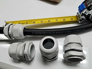 (4) Gray Nylon Cord Grip Grommet for SOOW 6/4 Portable Cable Wire .70-.98