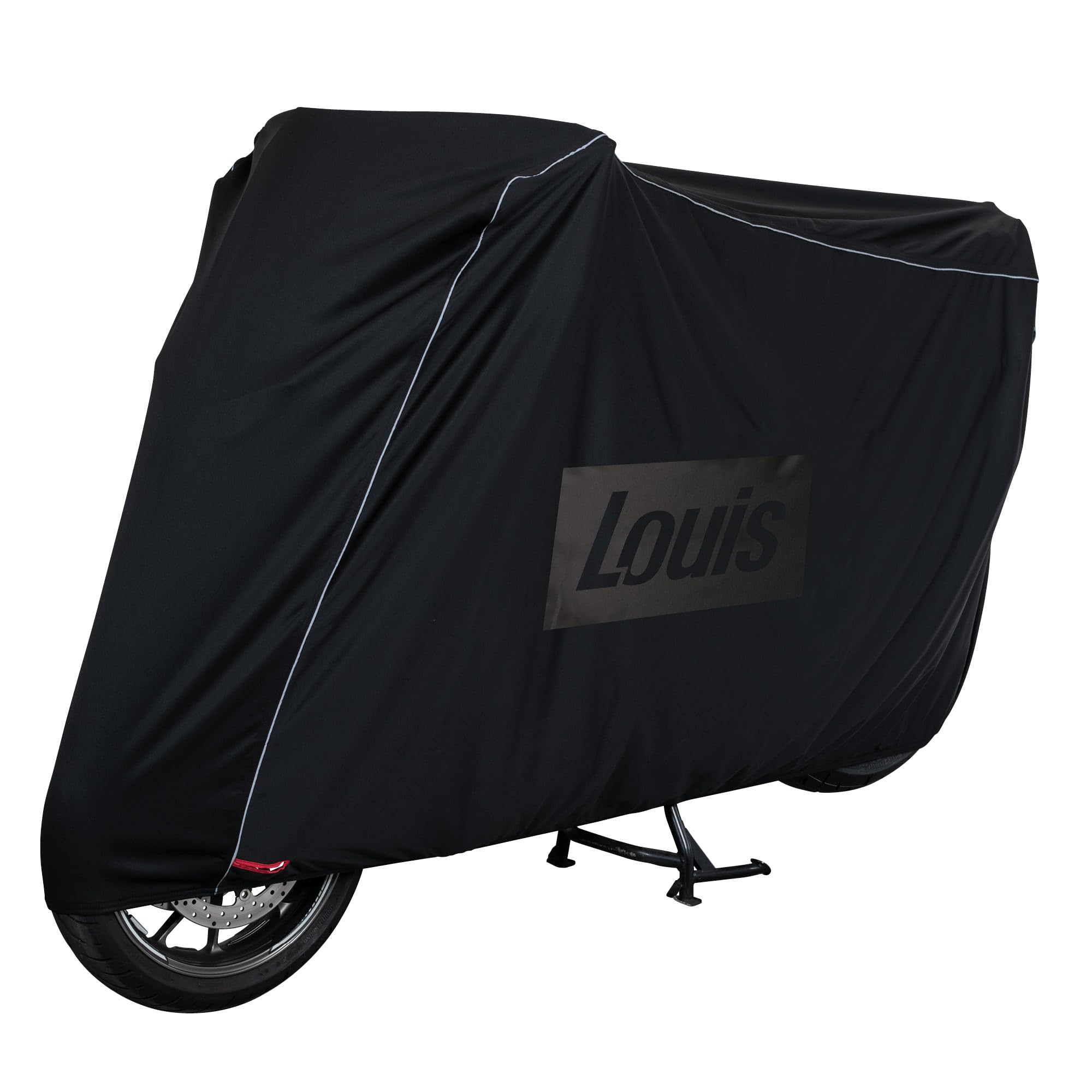 Louis Motorrad Abdeckplane Outdoor Soft Evo, Motorrad Plane Wasserdicht, Roller Abdeckung mit UV-Schutz, Wetterfeste Motorradabdeckung, Atmungsaktiv, Faltbar, Größe XL