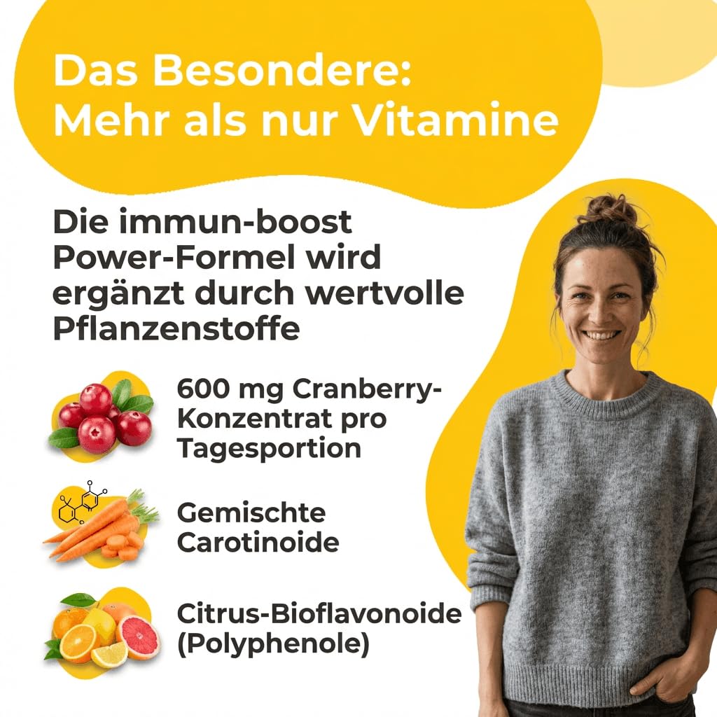 immun-boost - die Shots mit Vitamin und C Zink | Abwehrkräfte gezielt unterstützen ¹ | Trinkfläschchen/Trinkampullen 28 Stück