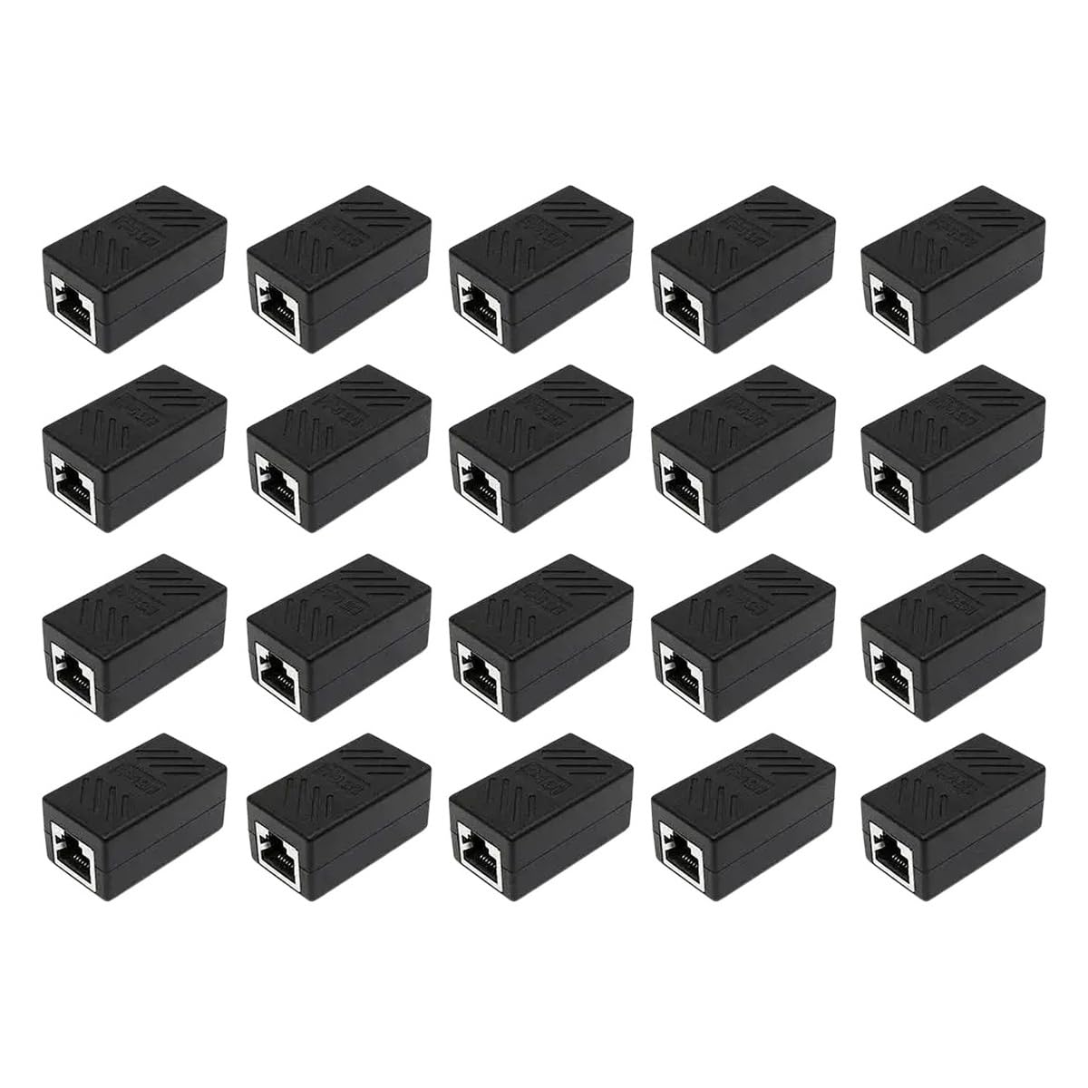 New 2026 1/5/10/20pcs RJ45 Coupler Ethernet Cable Coupler LAN C0innector Cat7 Cat6 Cat5e Ethernet Cable Extender Adaptier Female to Female