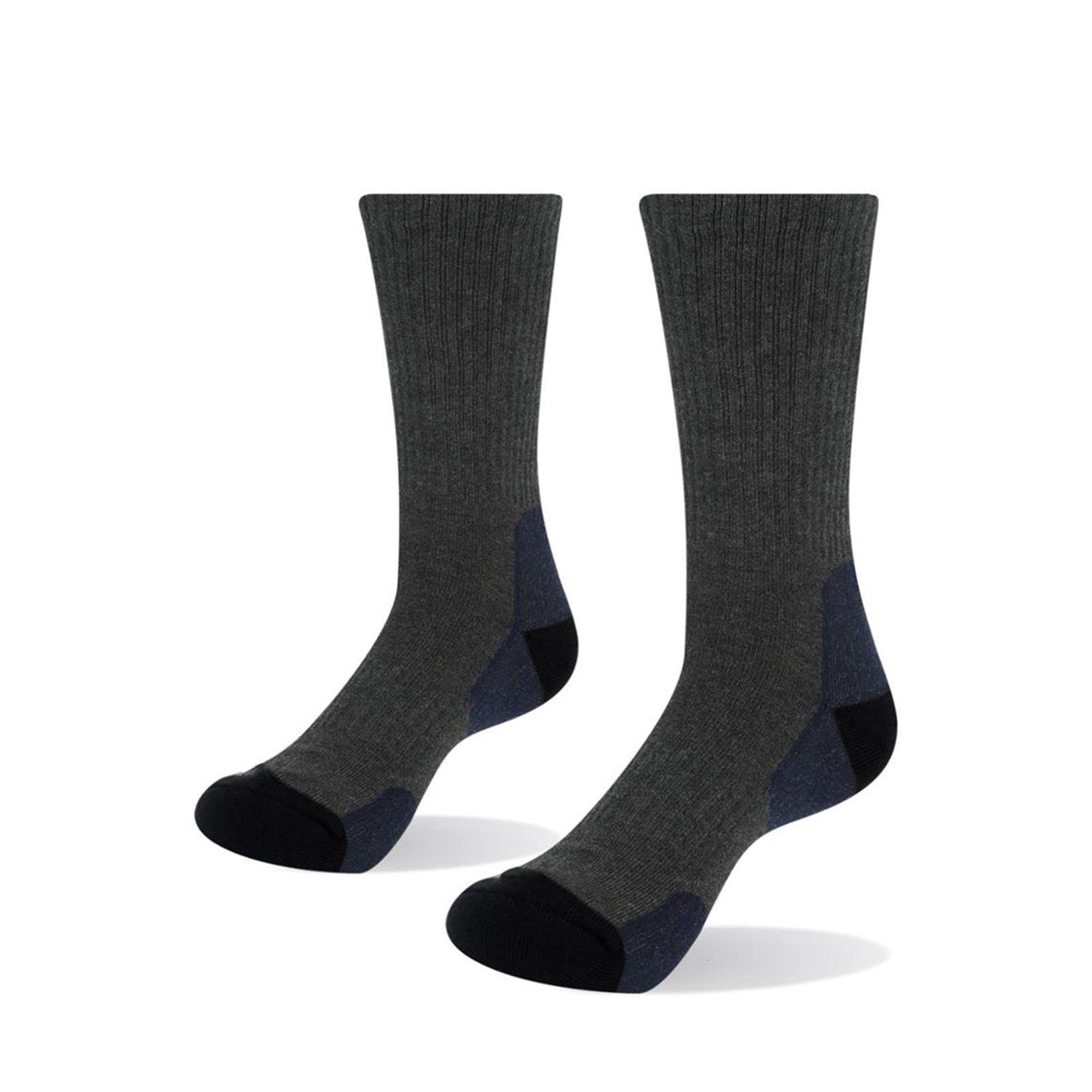 5 par sportowych okrągłych szyi ciepłych i grubych skarpet zimowych (Color : M1803GN, Size : XL(Men 9.5-12.5 US))