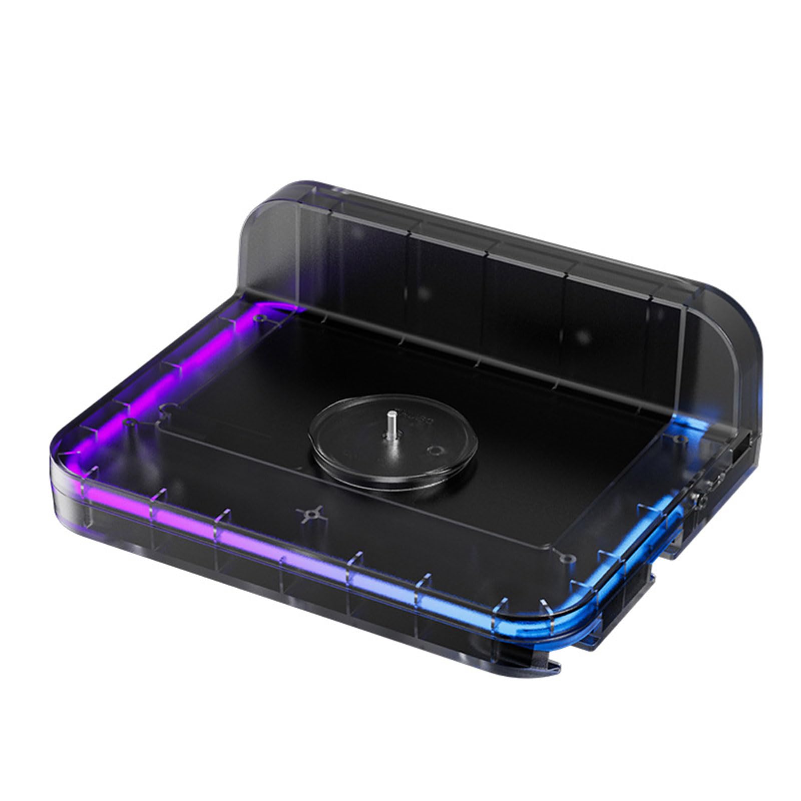Staffa portaoggetti da parete per console di gioco, staffa salvaspazio con staffa per controller e luce