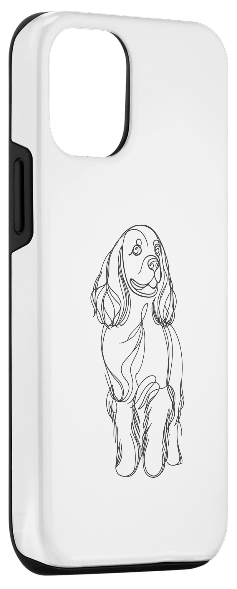 Line Art Cocker Spaniel Spaniels Case for iPhone 13 Pro - Image 3