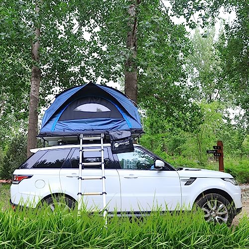 UNISTRENGH Coche Tienda De CampañA Inflable con Bomba, Tiendas De CampañA Al Aire Libre De La Yurta para Acampar Impermeable De FáCil InstalacióN -Familia Glamping Tiendas De CampañA (#2)
