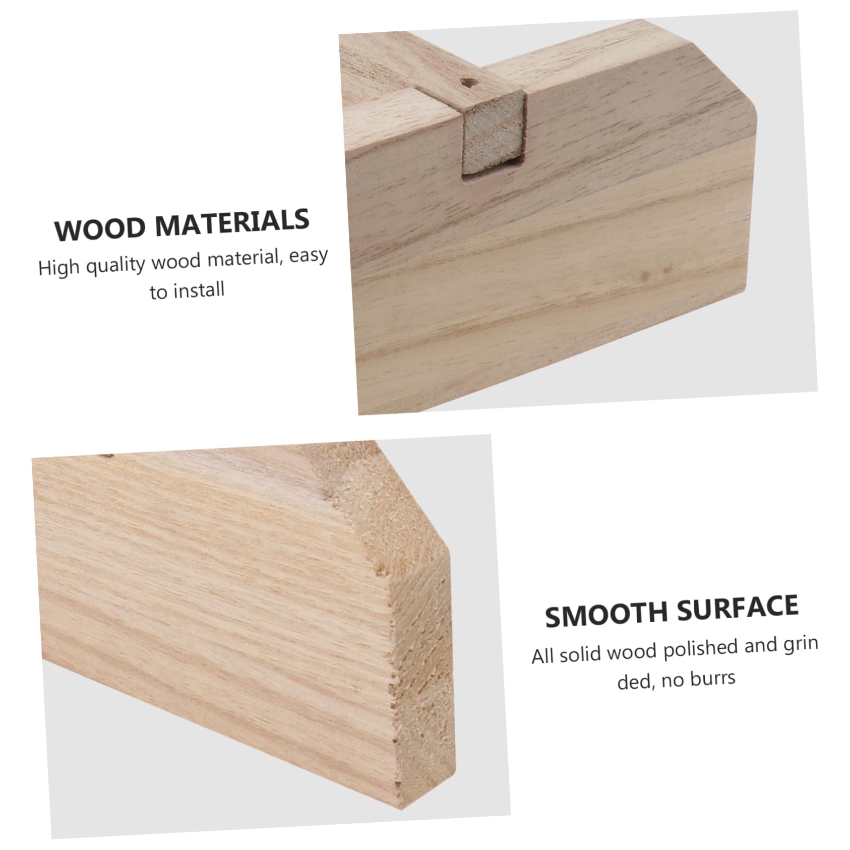 DOITOOL 2piezas Perch De Madera para Aves y Soporte Natural Juguete Jaulas y Seguridad y
