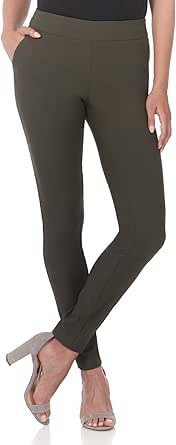 Rekucci Women's Ease into Comfort Modern Stretch Skinny Pant with Tummy Control