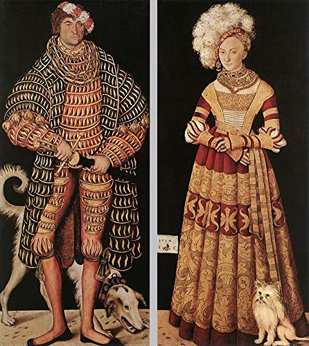 Portraits d'Henri le Pieux Renaissance Lucas Cranach tableau à l'huile
