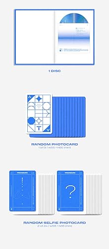 Miniatura 2 de TREASURE The Second Step Capítulo One 1er Mini álbum de fotos contenido de la versión + póster+seguimiento Kpop sellado (A)