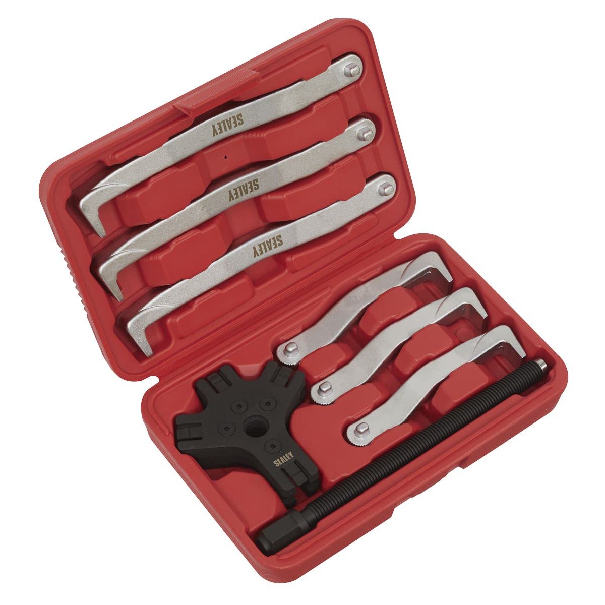 Sealey Vs83 Fast Action Twin/Triple Leg Reversible Puller Set 8Pc 150 And 220Mm