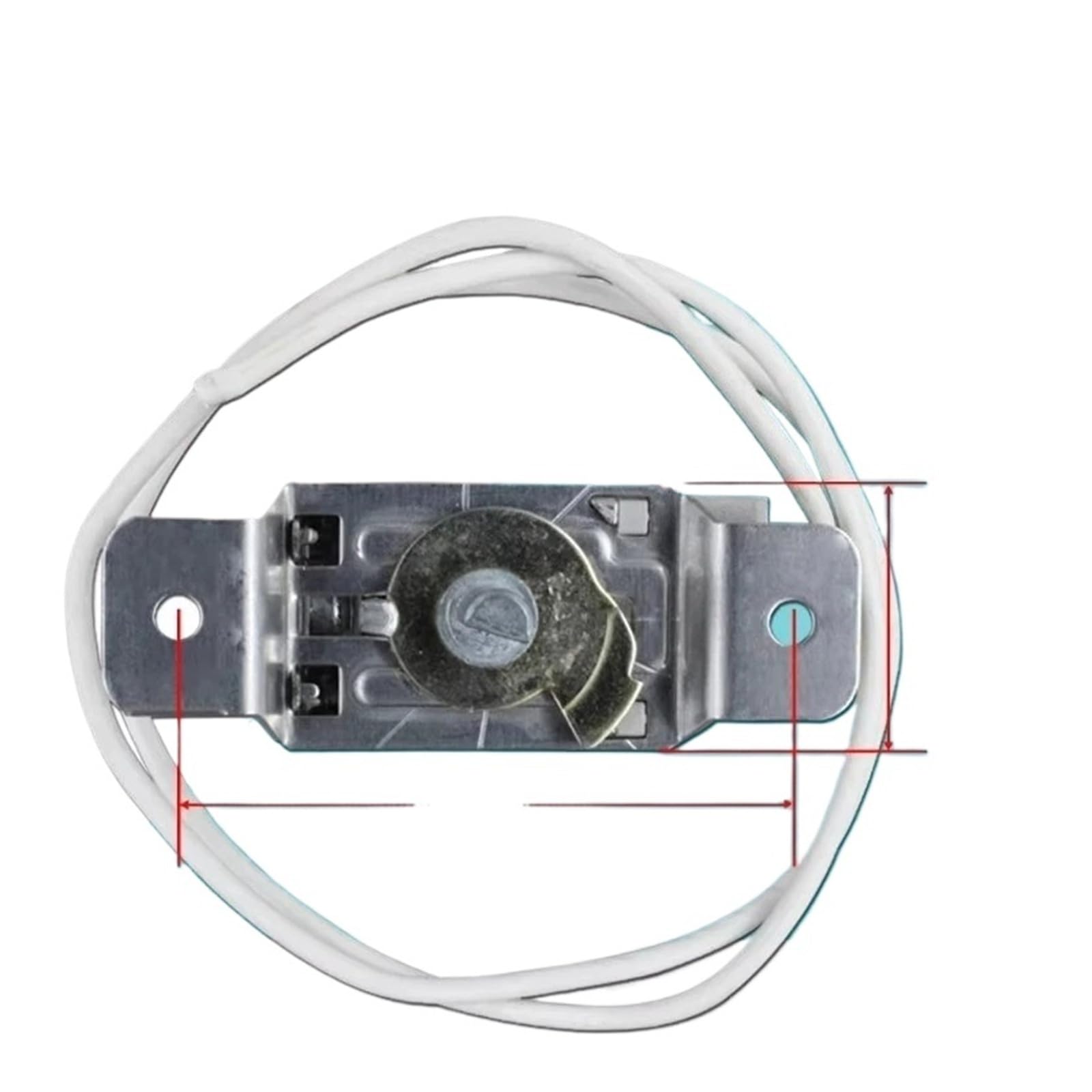Kompatibel mit Kühlschrank-Gefrierschrank-Thermostat 2-polig 45 cm WDF26X-001-022E Ersatz-Temperaturregler