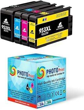 Photo Print HP Officejet Pro 7720 Muadil Kartu  Seti 4 Renk HP 953 Xl