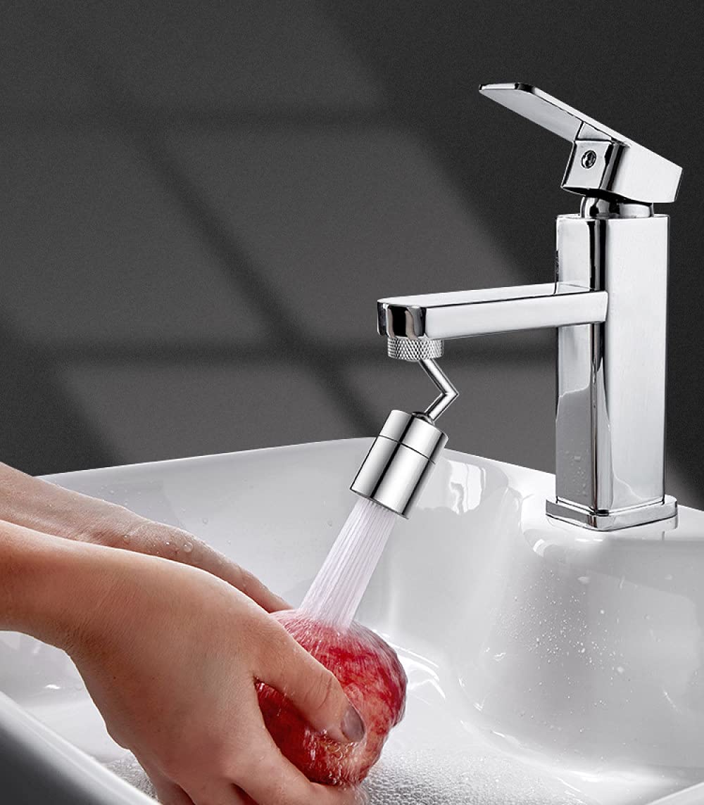 VVW&LIU Filtro antispruzzo Universale da 720 Gradi Rubinetto da Cucina Girevole a Risparmio idrico Anti spruzzatore Gorgogliatore d'Acqua Forniture da Cucina, Filtro antispruzzo