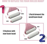 Vista 6 de EASACE Aplicador de loción para espalda, aplicador de loción portátil de 21 pulgadas con mango largo, loción aplicadora de espalda de extensión