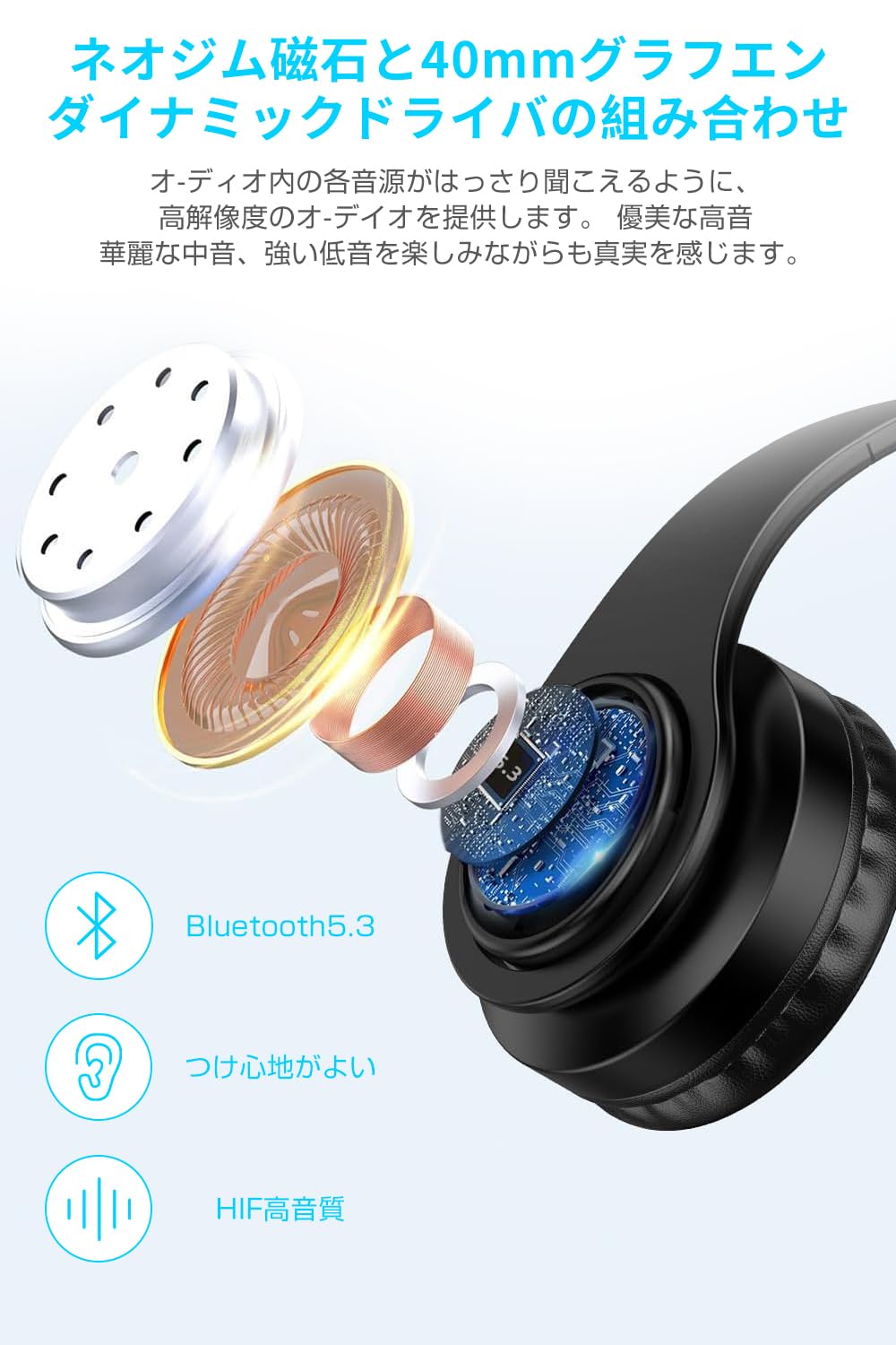Amazon.co.jp: 【Bluetooth5.2搭載&HIFI高音质】NAZUSA ワイヤレス
