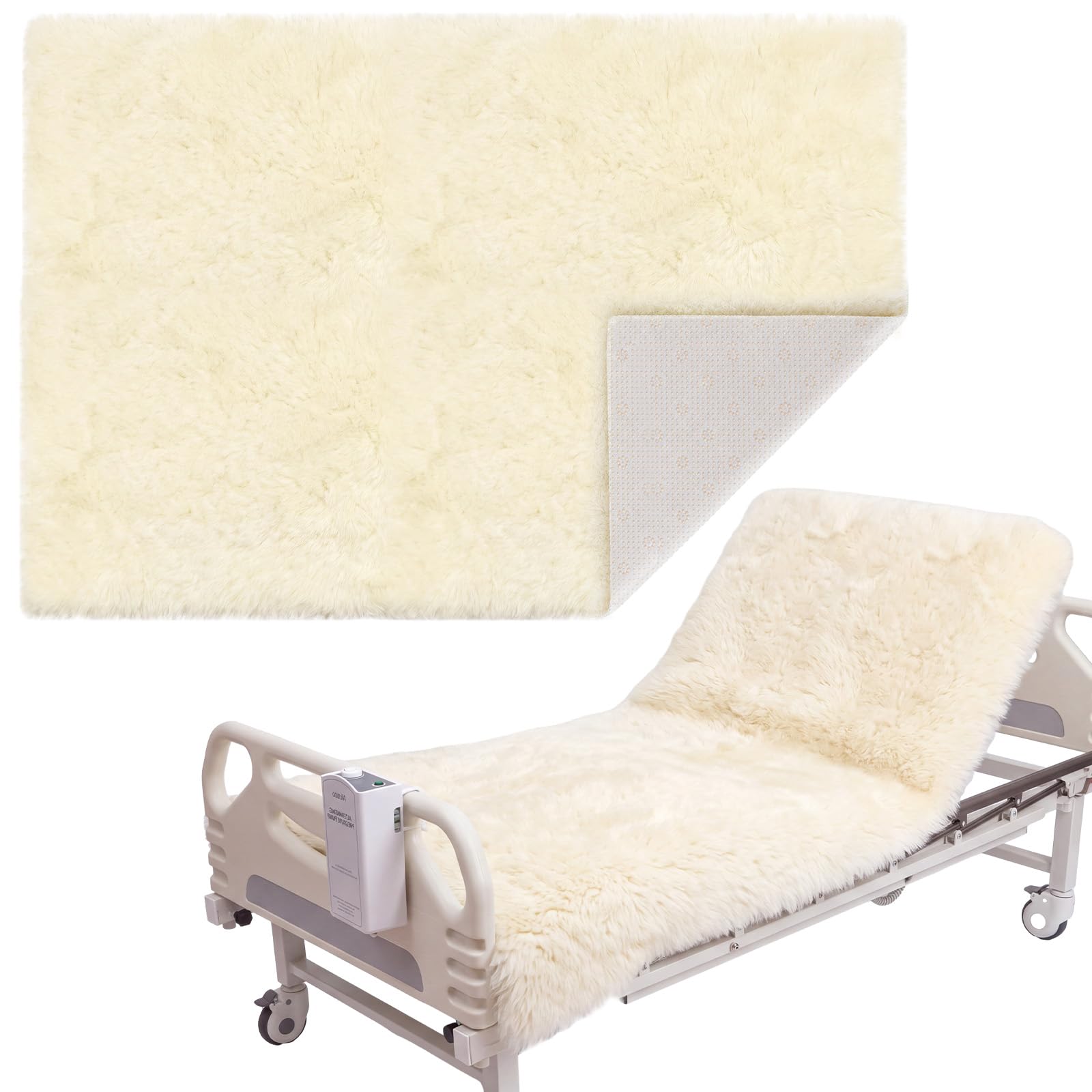 Photo 1 of Chumia Sheepskin Mattress Pad 53x79in Beige