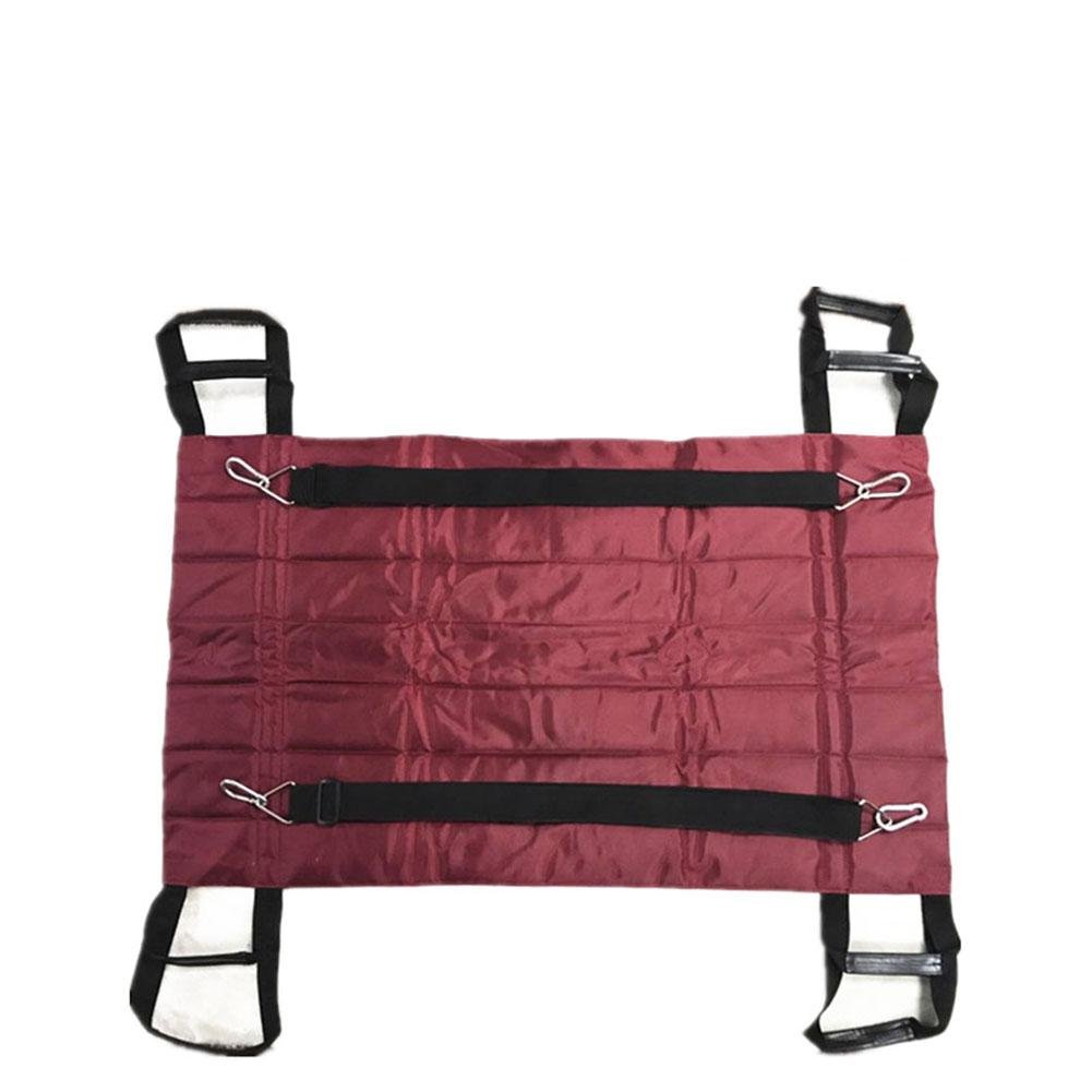 Tappetino per spostamento impermeabile, foglio di trasferimento per riposizionamento paziente, 108 x 68 cm, rosso