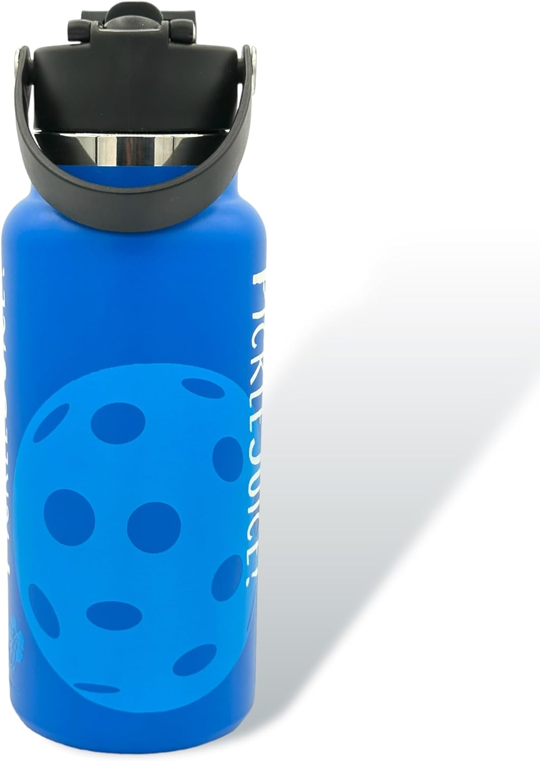 Maui Pickleball Co.™ Pickleball Water Bottle 32oz Best Pickleball Accessories Insulated Stainless Steel Water Bottle Funny PickleBall Gift Unique Sip/Straw Lid and Carry Handle