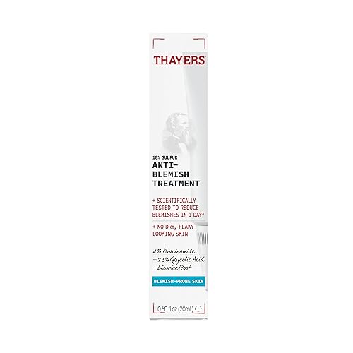 Miniatura 2 de Thayers Tratamiento rápido para el acné con 10% de azufre, tratamiento de acné de azufre con niacinamida y ácido glicólico, cuidado de la piel