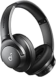 Soundcore by Anker Q20i Hybrid Active Noise Cancelling Headphones, Wireless Over-Ear Bluetooth, 40H Long ANC Playtime, Hi-Res Audio, Big Bass, Customize via an App, Transparency Mode Black