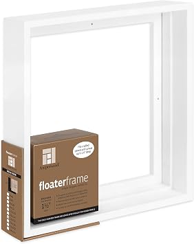 Ampersand Float Frame 1.5In Bold 12X12 White