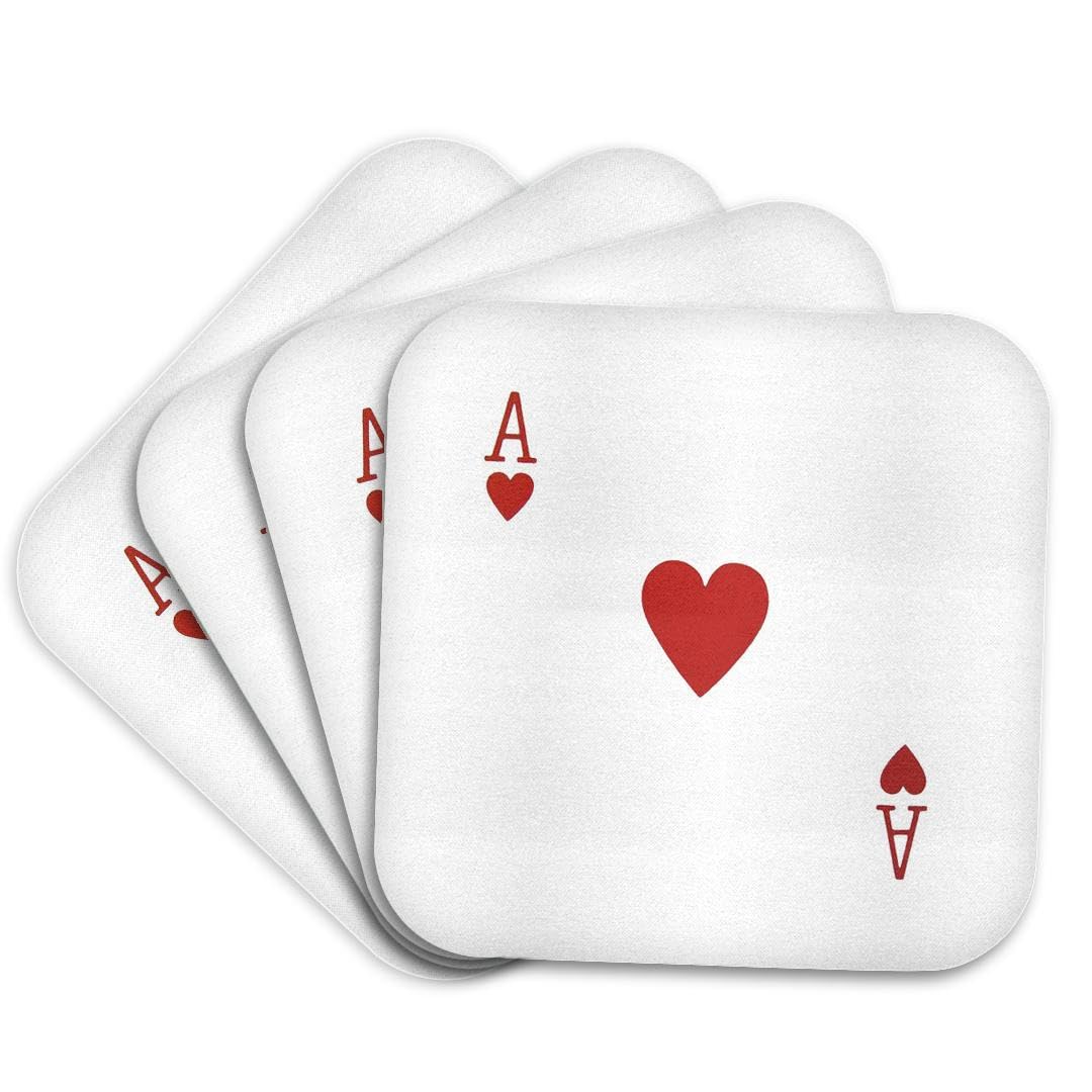 Amazon.com: 3dRose CST_76551_1 Ace of Hearts Playing Card-Red
