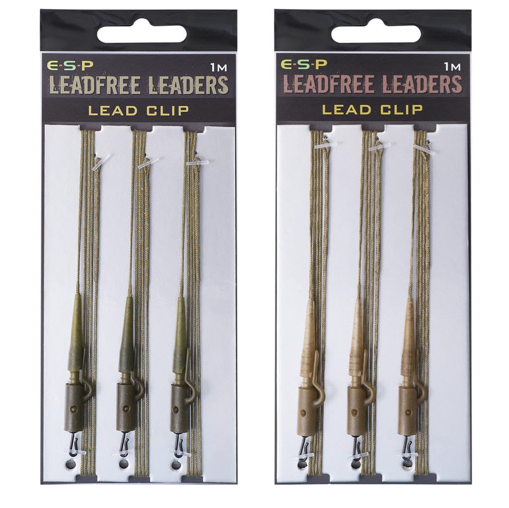 ESP Lead Free Leaders Leadclip 1m: Green