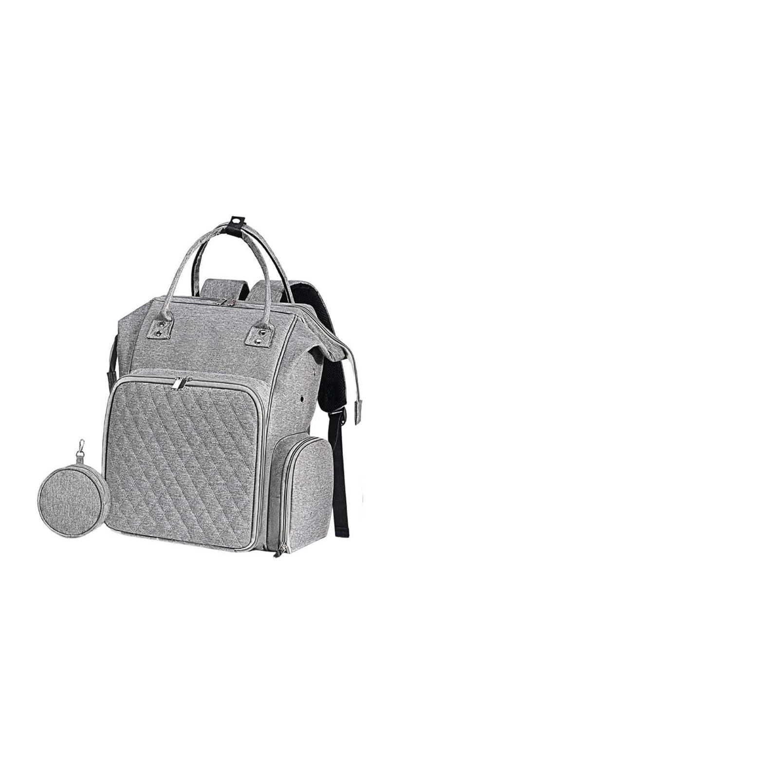 Handarbeitstasche Stricktasche, Rucksack, Aufbewahrungs-Organizer, Stränge, Häkeltasche, Strick-Einkaufstasche(Gray Purple)