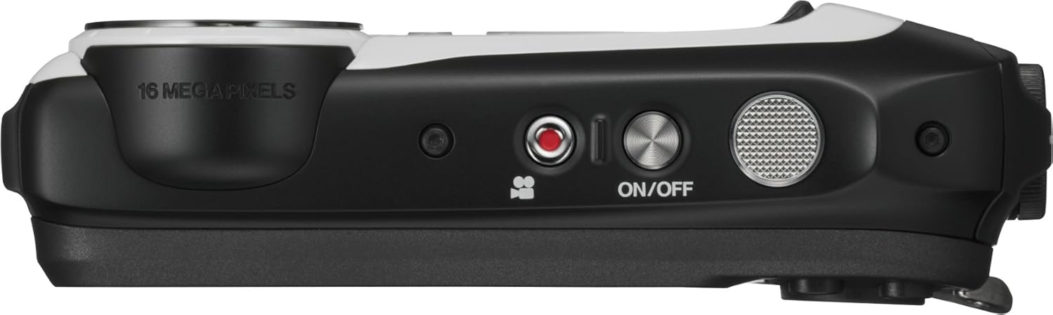 Fujifilm FinePix XP130 top and side view with buttons