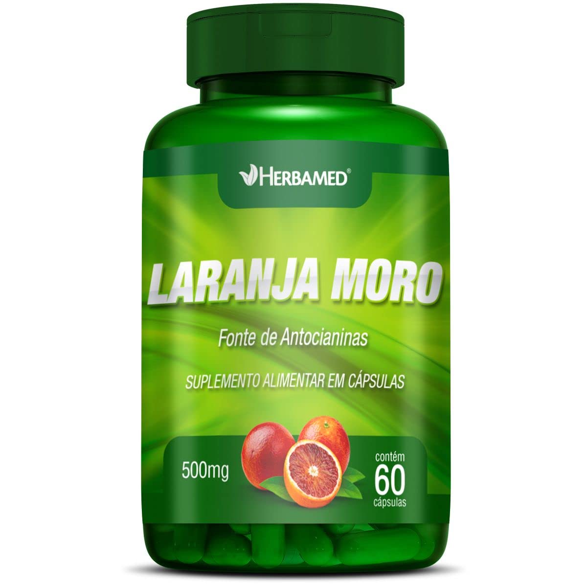 Laranja Moro - 500mg 60 Cápsulas - Herbamed | Amazon.com.br
