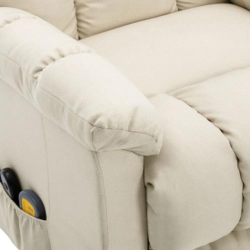 Miniatura 7 de Silla reclinable de masaje, silla de sala de estar, asiento de cine en casa, sillón reclinable individual, asiento tapizado, sillón de sala de