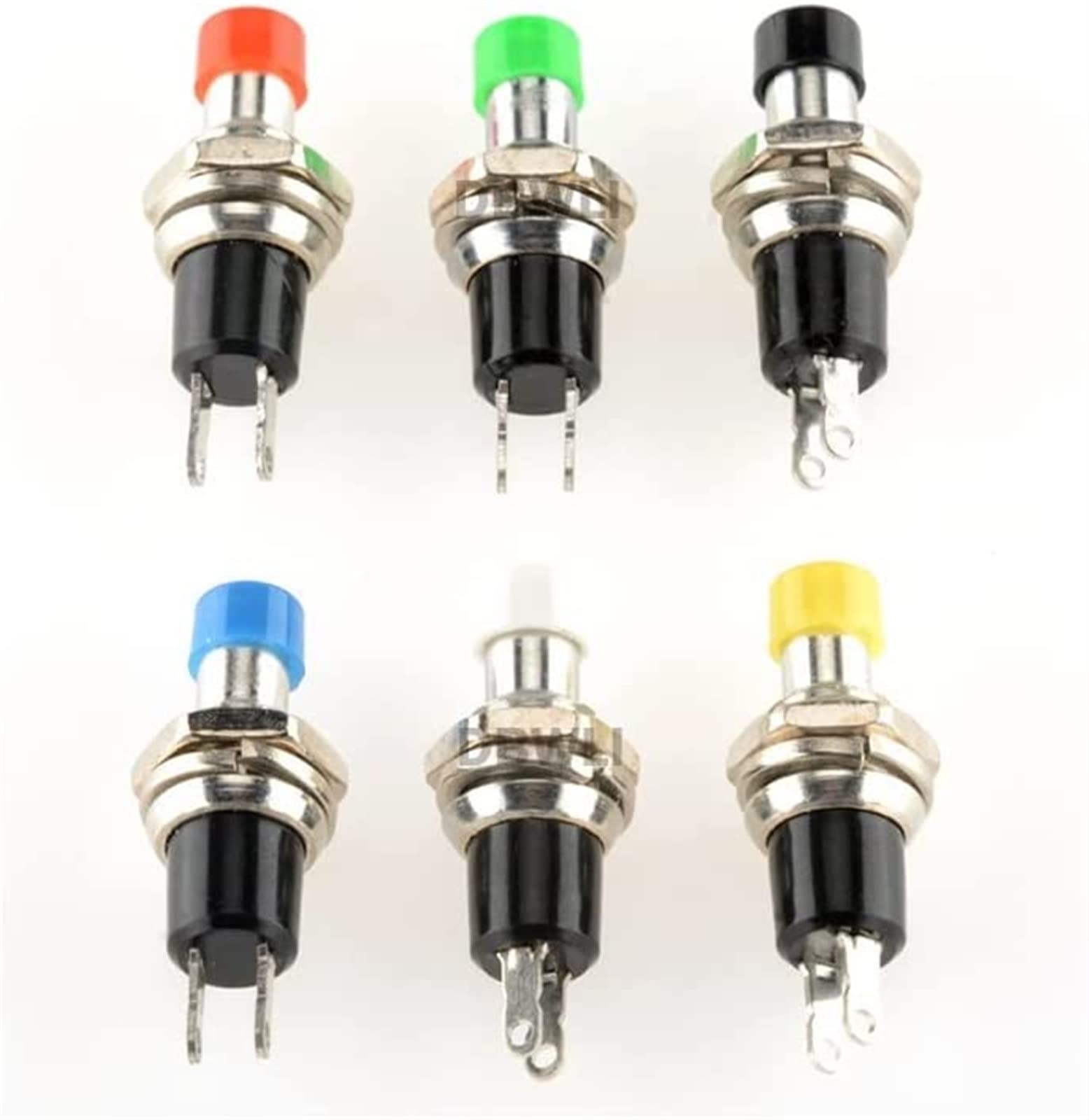 Micro interrupteur bouton-poussoir 7mm pour réparation électronique et domotique - Lot de 10