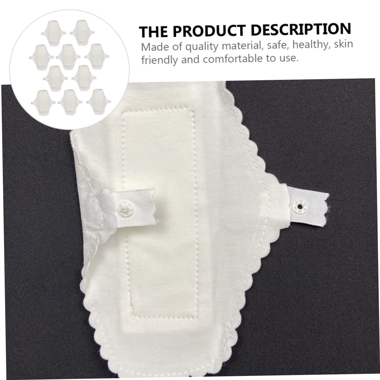 Didiseaon 3 Juegos De Menstruales Absorbentes Y Reutilizables De Algodón Para Mujeres Y Niñas Ideal Para Cumpleaños Navidad Y Año Nuevo (10 Unidades)