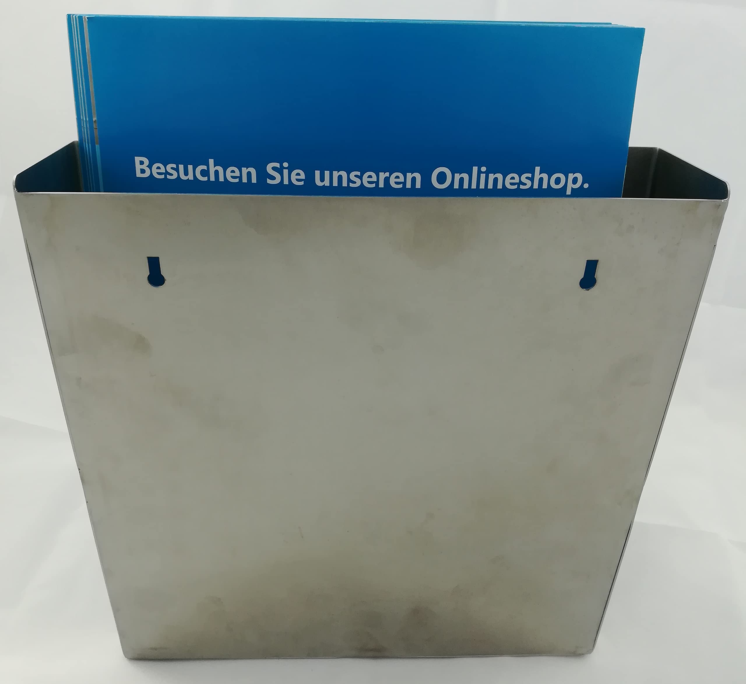 Wandfolderhouder metaal A4 15-vaks | Stijlvol metalen wand folderrek