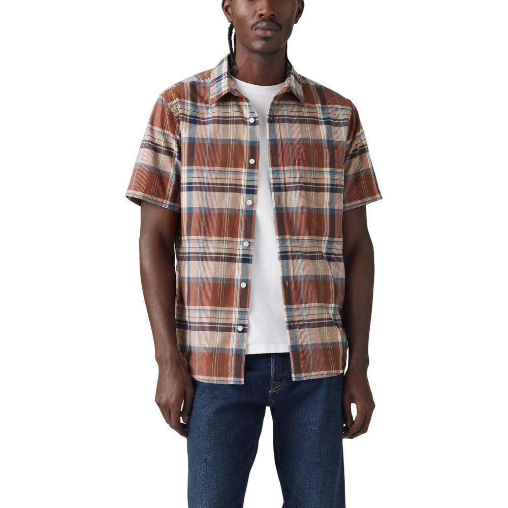 

                                                    Levi's Men's Classic 1 Pocket Short Sleeve Button 