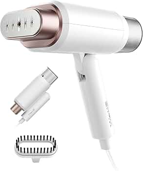 Amazon | スチームアイロン 衣類スチーマー ハンガーにかけた