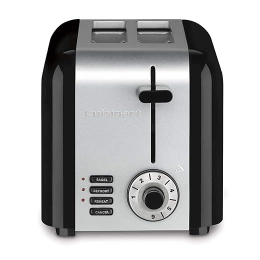 Cuisinart CPT-320P1 Compact 2-Slice Toaster, Brushed Stainless