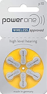 Varta Powerone P10 Mercury Free Hearing Aid Batteries Pack of 60
