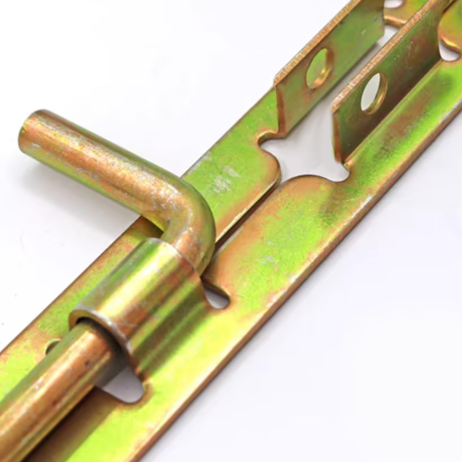 OXTXO 12-Inch Extra Heavy Duty Gate Bolt (300mm), Long Slide Bolt Latch with Safety Notch - Image 2