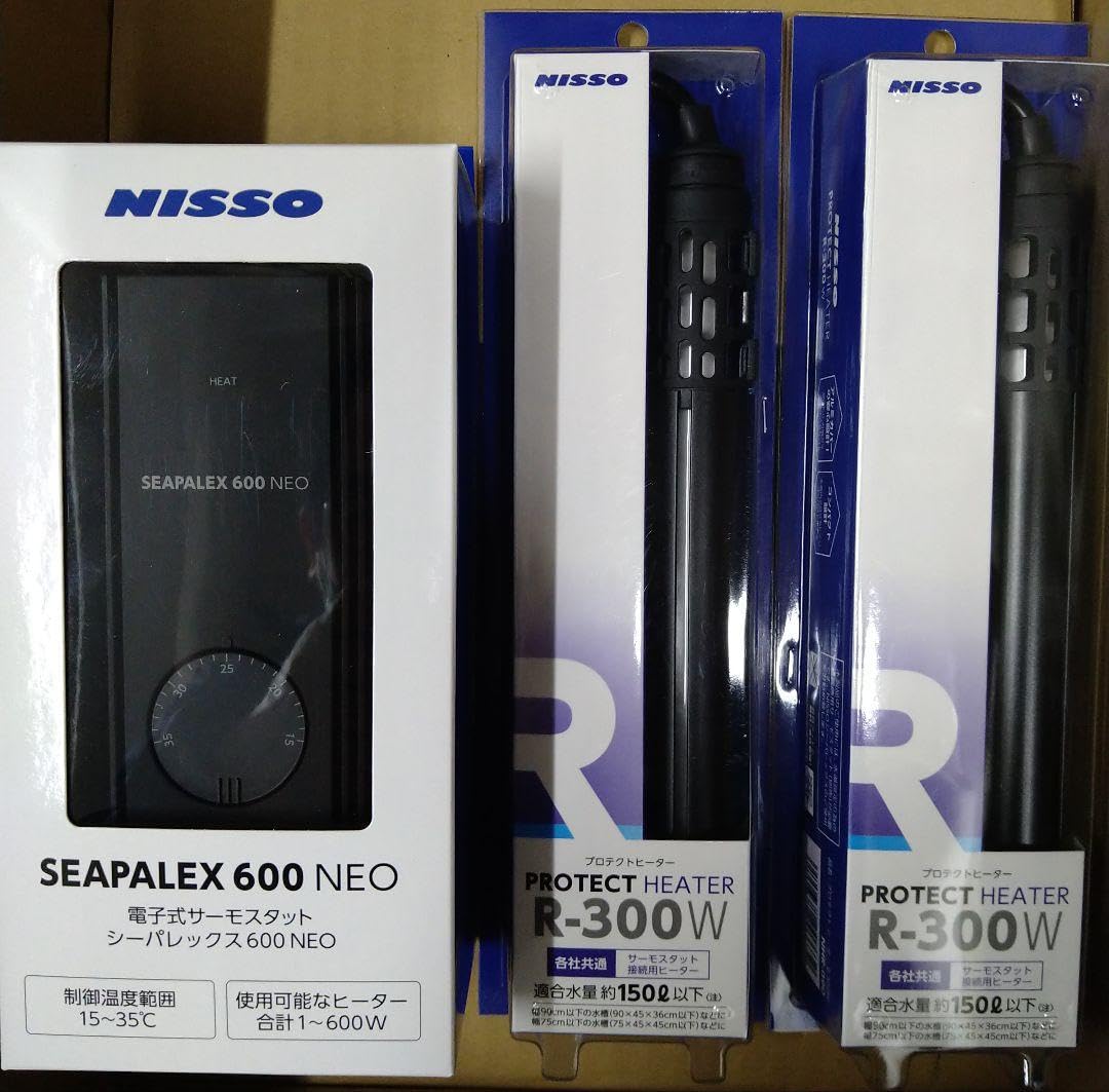 ニッソー シーパレックス600NEO+プロテクトヒーターR300Wx2本 ニッソー 【新商品】 『ニッソー シーパレックス V-600 デジタル
