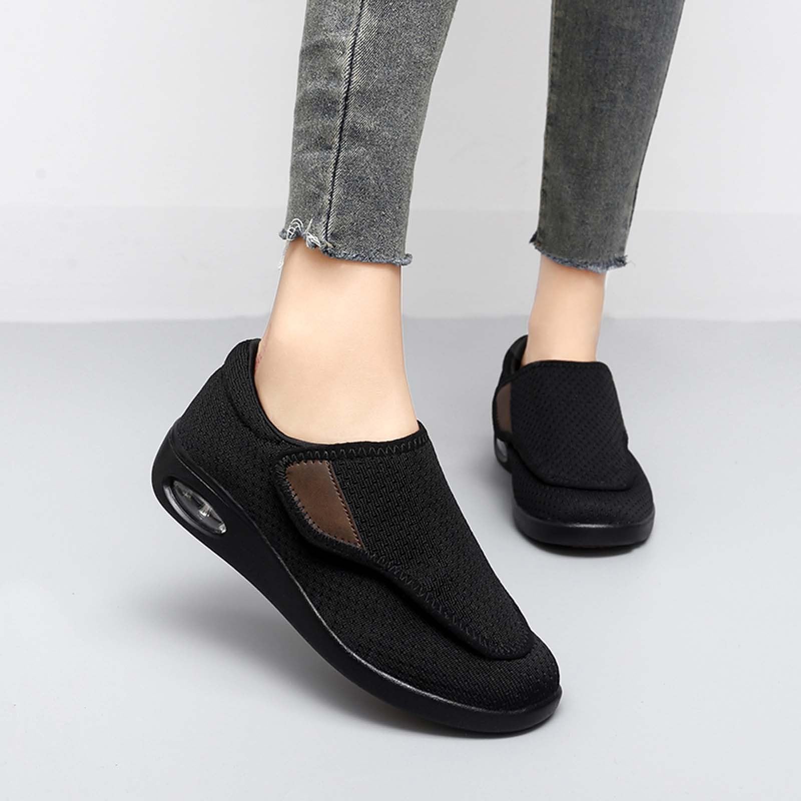 Sneakers Leggere E Traspiranti in Mesh Ammortizzate per Comode Scarpe da Passeggio Quotidiane con Suola Morbida E Soletta Imbottita