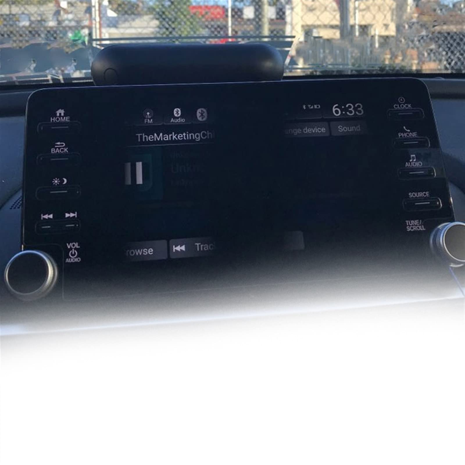 Verre trempé voiture 8 pouces finition premium pour console Accord