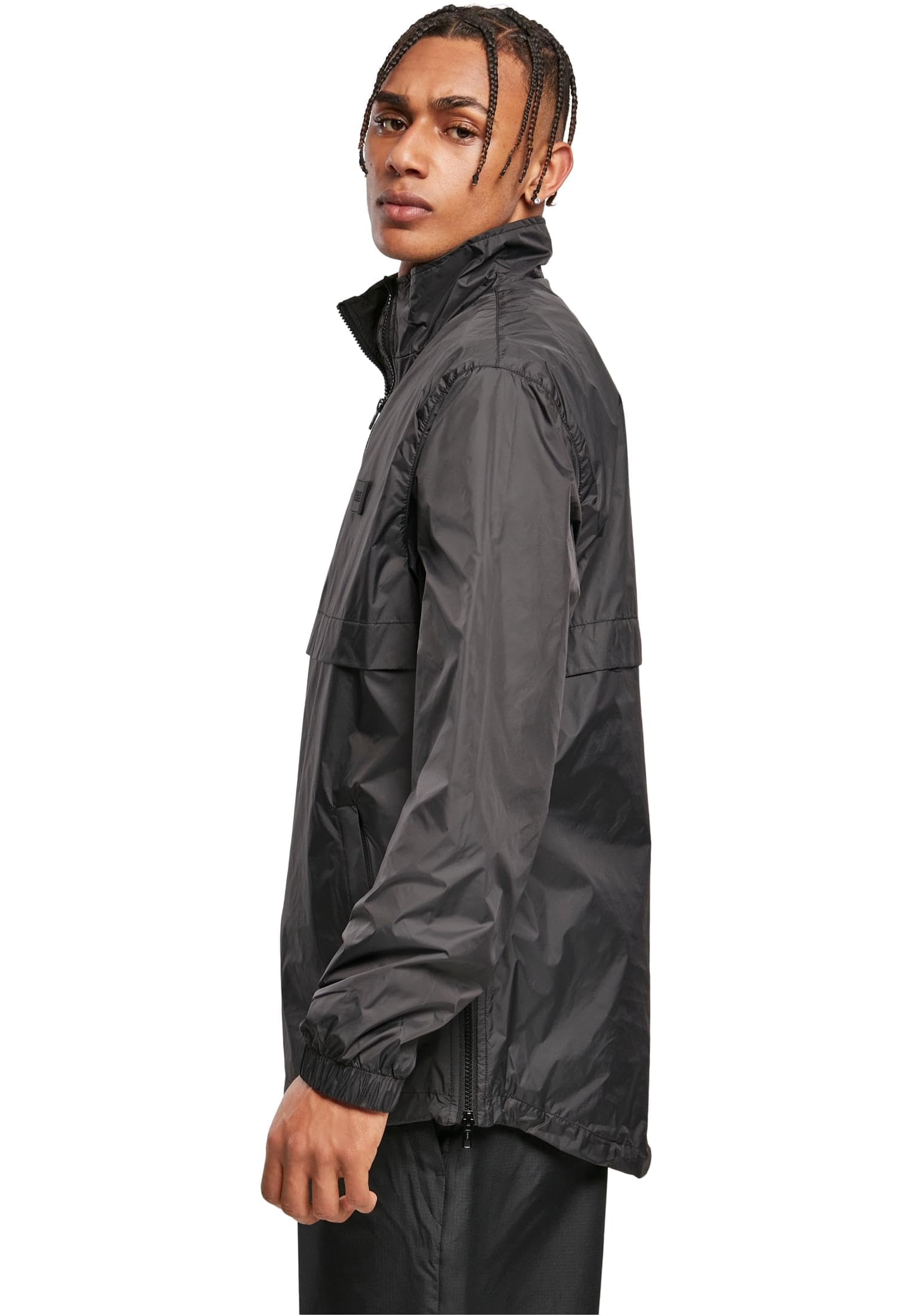 Urban Classics Herren Stand Up Collar Pull Over Jacket