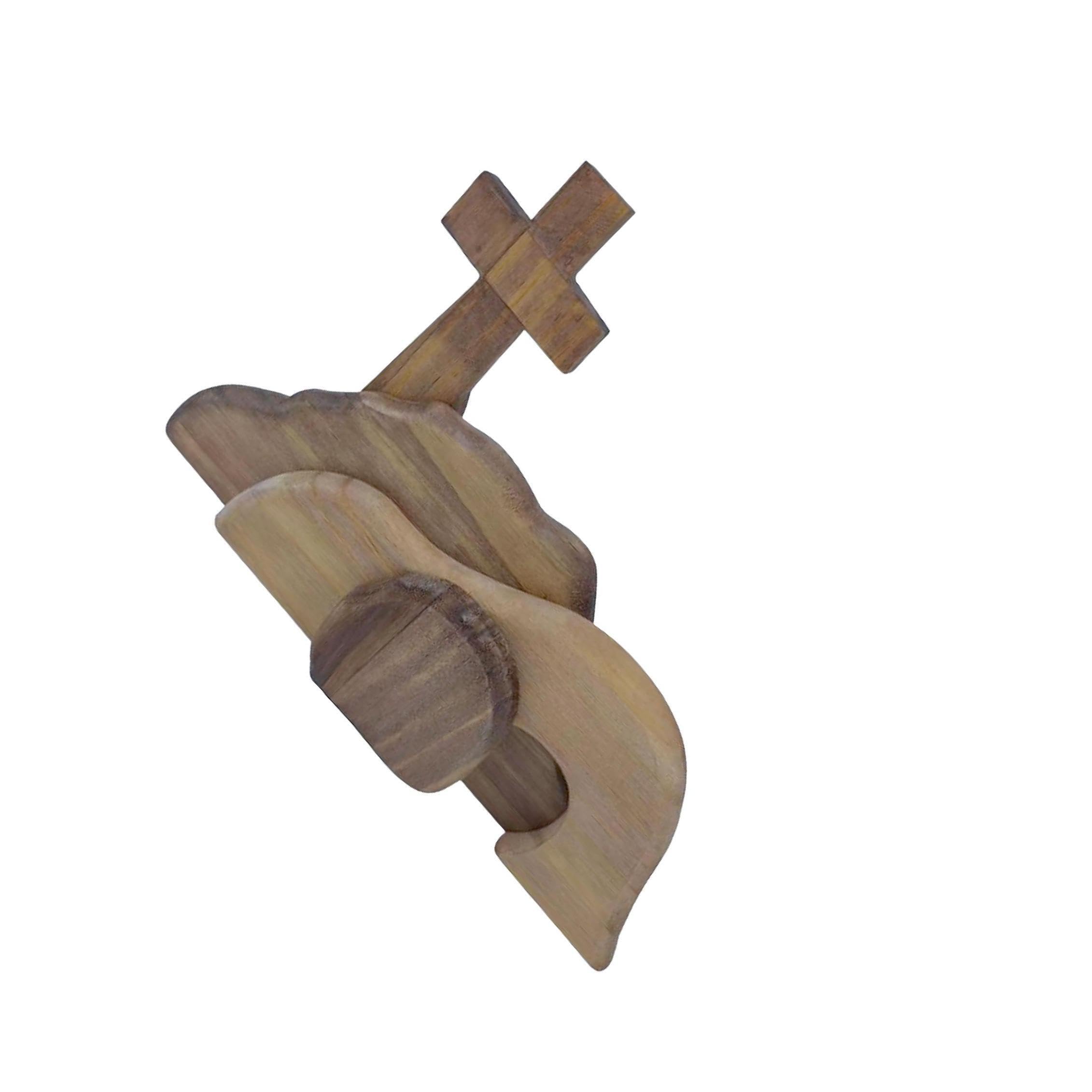 TWISAXC Beautiful Easter Resurrection Decorations Set Wooden Empty Tomb Elegant To Easter Decor Displays While Inspiring Faith Nativity Scene Set Christians Decorations