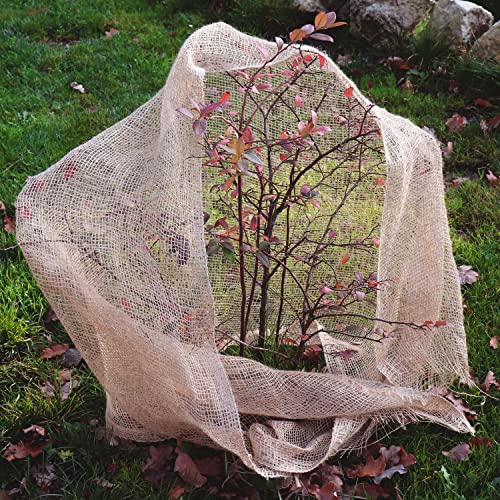Aquagart Jutegewebe 105g/m² Jutematte Gartenjute Jute Stoff für Dekoration Haus und Garten Sackleinen Juteband für Pflanzen Winterschutz natürliches Gewebe Wurzelschutz verschiedene Längen (5m x 1m)