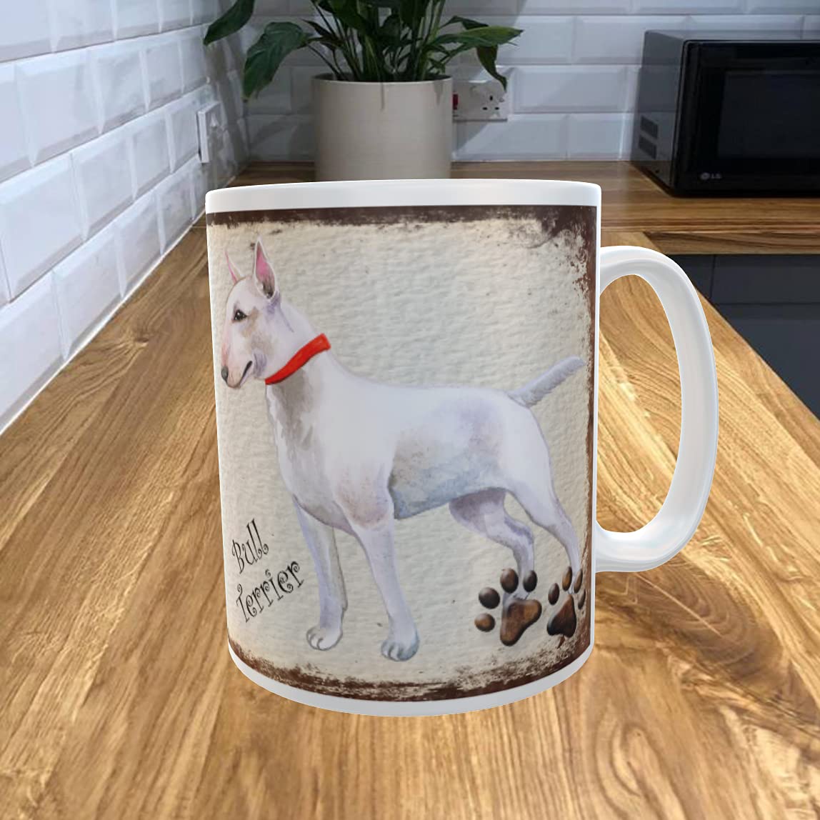 Shawprint Limited Bull Terrier 11oz Coffee Mug My Dog's Bedtime Prayer Theme 28DRMUG