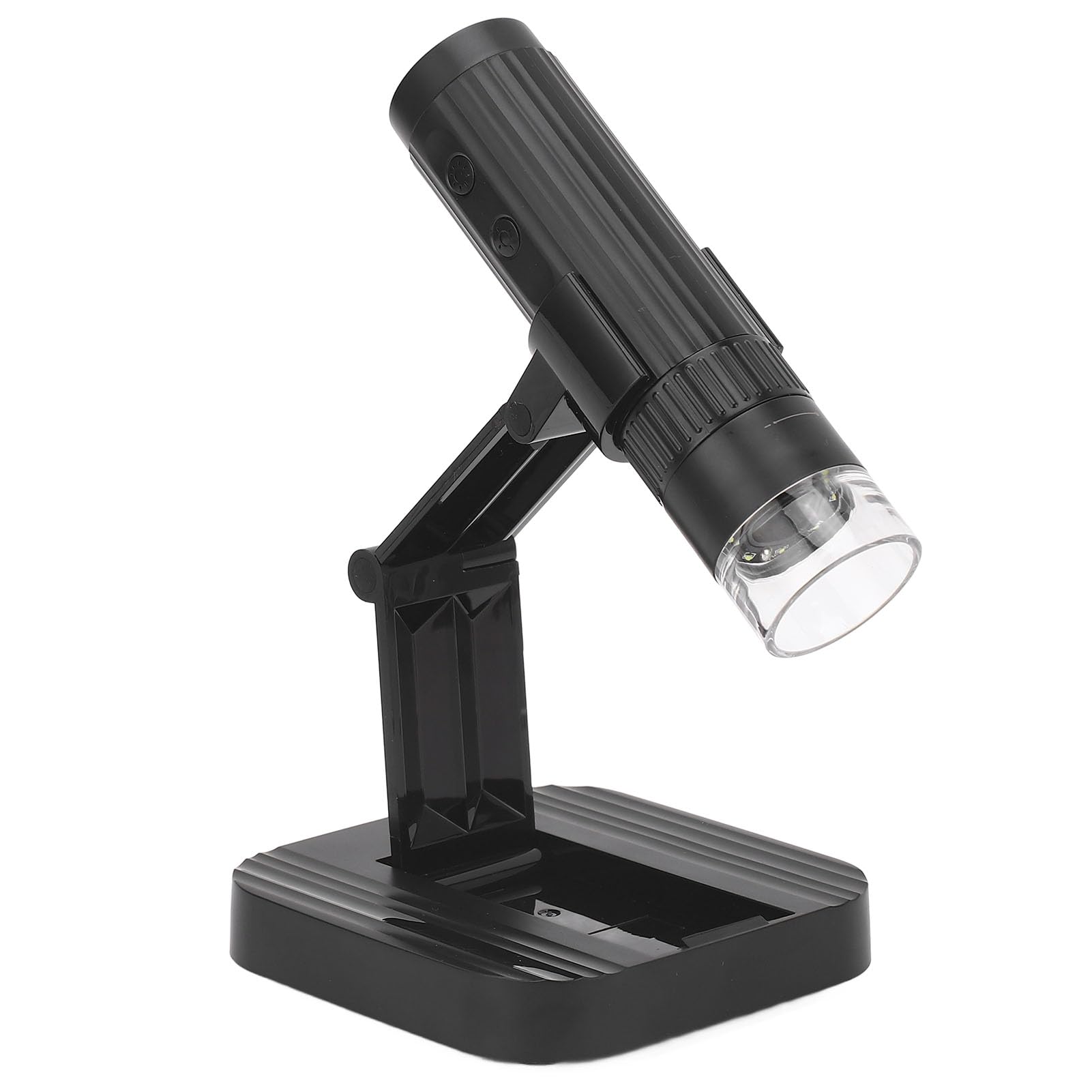 Dpofirs Microscopio Digitale Portatile Portatile WiFi 1000X HD 1080P Strumenti di Test di Manutenzione Pieghevoli per Studenti/genitori, Materiale ABS